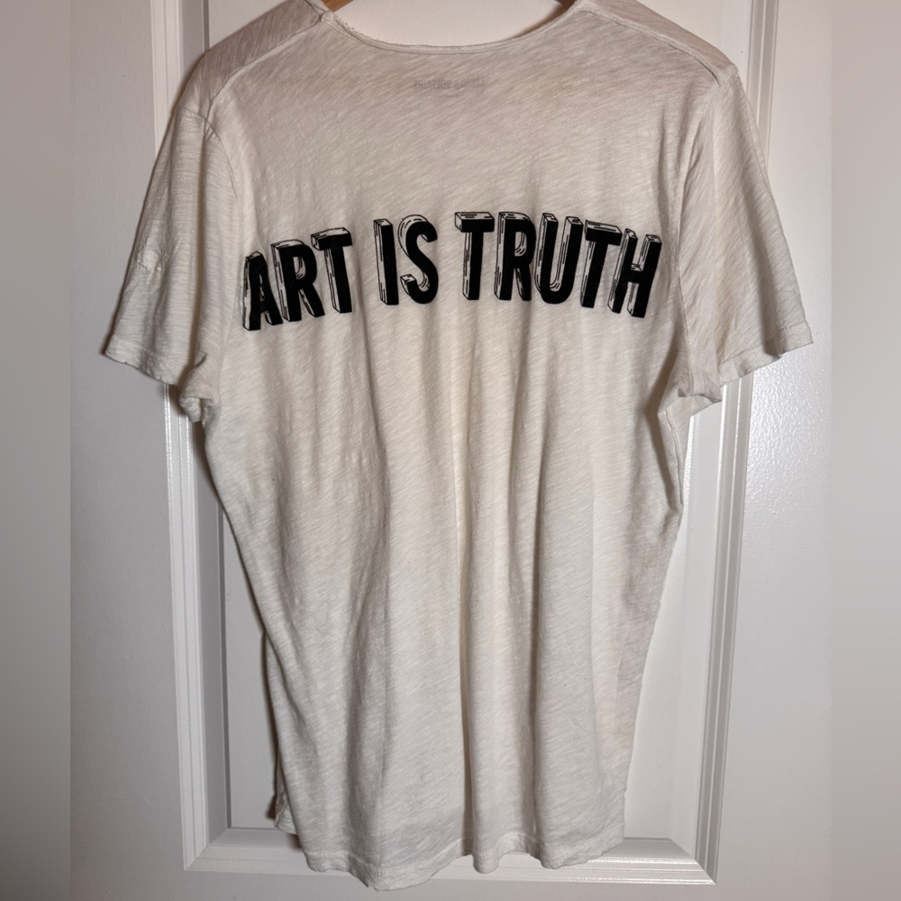 Zadig and Voltaire 
 Art is Truth T Shirt Medium
